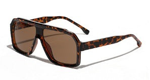 Retro Big Frame Rim Sunglasses