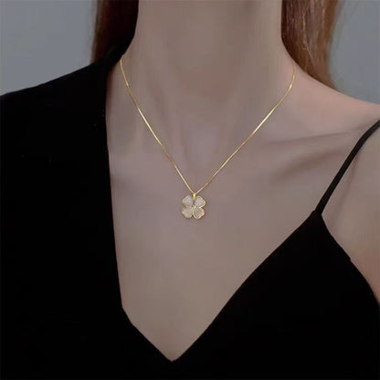 Four-Leaf Clover Pendant Necklace