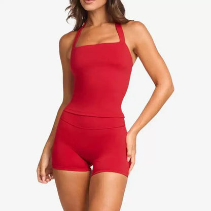 Women's Yoga Tank Top and Shorts