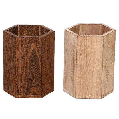 Wooden Stationery Pencil Organizer