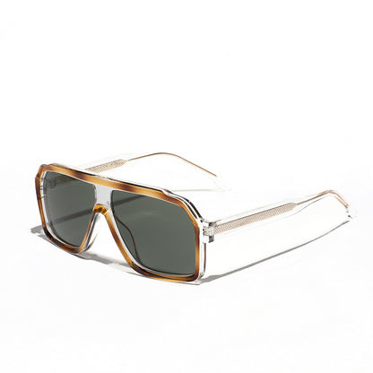 Retro Big Frame Rim Sunglasses