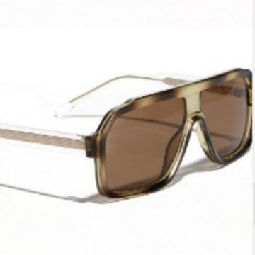 Retro Big Frame Rim Sunglasses