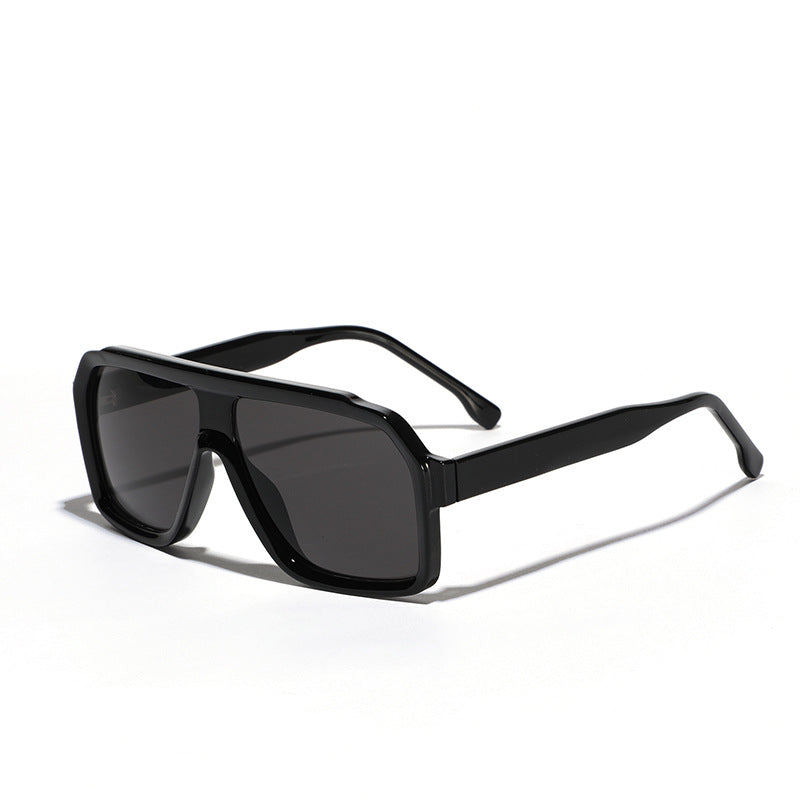 Retro Big Frame Rim Sunglasses