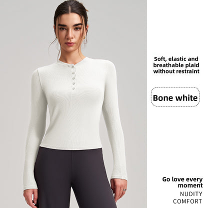 Women's Long Sleeve Yoga Top Fitness Shirt