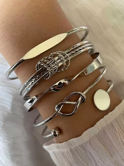 5 Pack Metal Bracelet