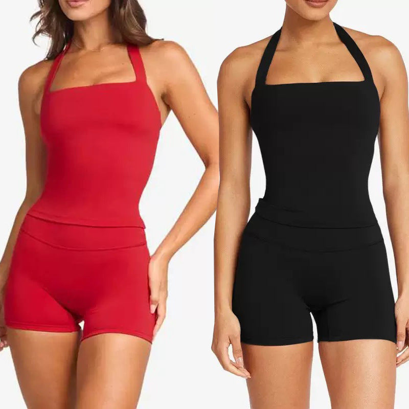 Women's Yoga Tank Top and Shorts