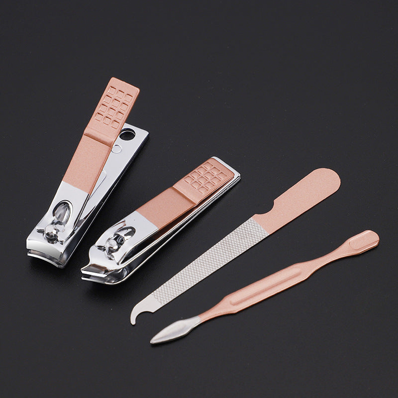 7-Piece Manicure Kit with Leather Case