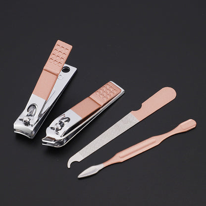 7-Piece Manicure Kit with Leather Case