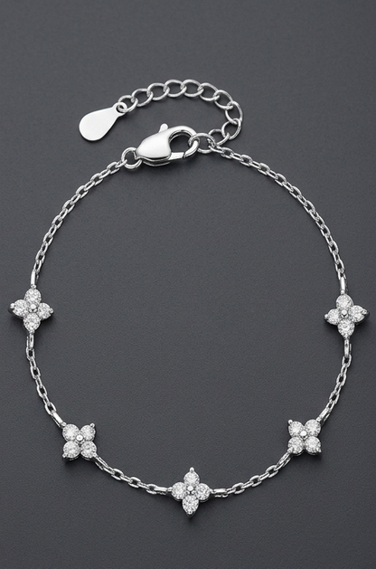 Four Leaf Charm Bracelet