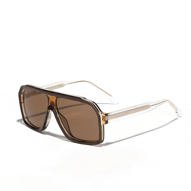 Retro Big Frame Rim Sunglasses