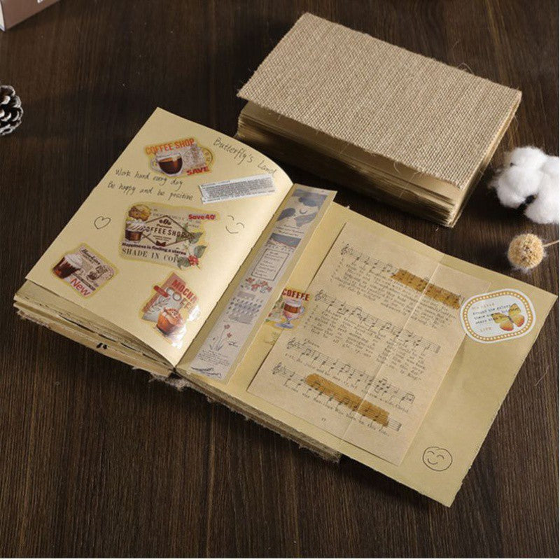 Raw-Edged Kraft Paper Journal