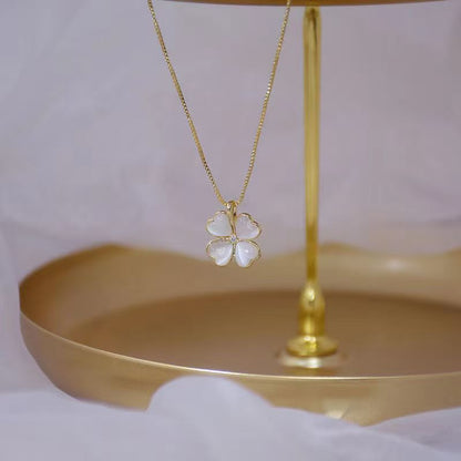 Four-Leaf Clover Pendant Necklace