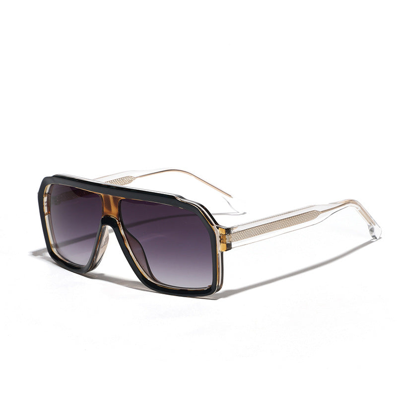 Retro Big Frame Rim Sunglasses