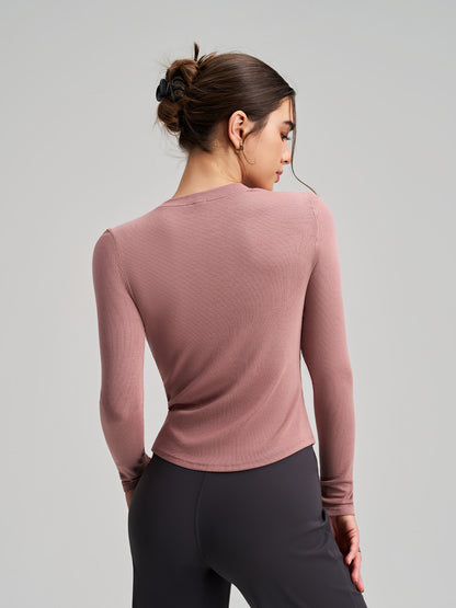 Women's Long Sleeve Yoga Top Fitness Shirt