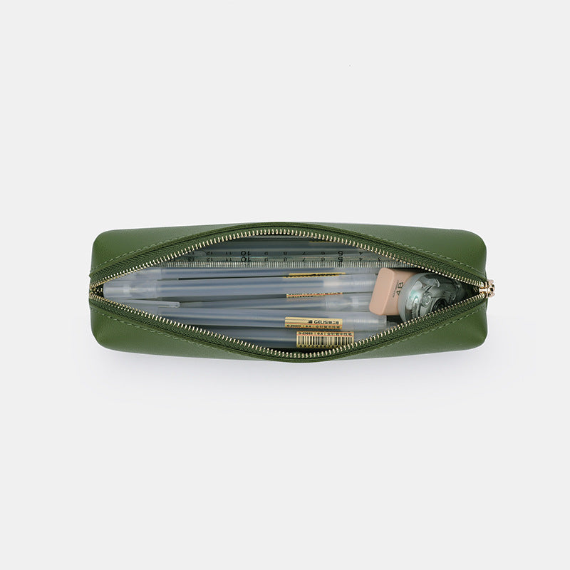 PU Leather Pencil Case Stationery Organizer