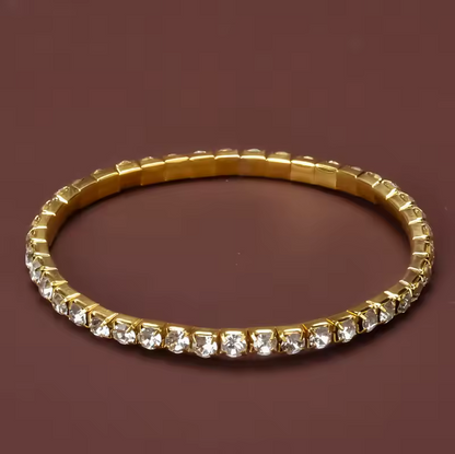 Adorned Metal Bracelet